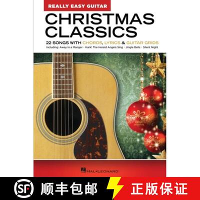 【3-4周达】Christmas Classics - Really Easy Guitar Series: 22 Songs with Chords, Lyrics & Basic Tab: ... [9781540097385]