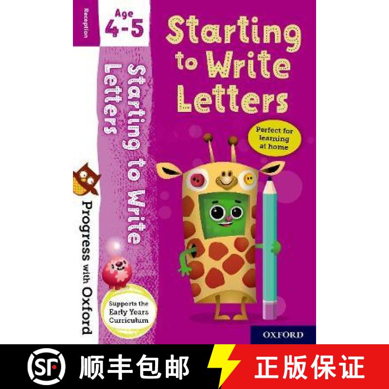 【2-3周达】Progress with Oxford: Progress with Oxford: Starting to Write Letters Age 4-5- Practise fo... [9780192780669]