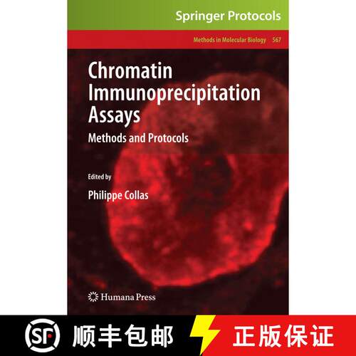 【3-4周达】精装 Chromatin Immunoprecipitation Assays: Methods and Protocols - Chromatin Immunoprecipi... [9781603274135]