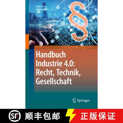 【3-4周达】精装 Handbuch Industrie 4.0: Recht, Technik, Gesellschaft [9783662584736]