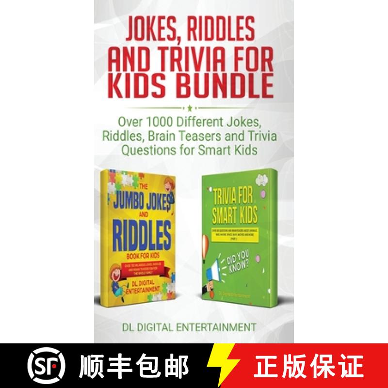 【3-4周达】Jokes, Riddles and Trivia for Kids Bundle:  Over 1000 Different Jokes, Riddles, Brain Teas... [9781989777558]