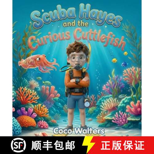 【3-4周达】精装 Scuba Hayes and the Curious Cuttlefish [9781972815014]
