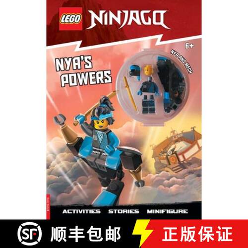 【3-4周达】LEGO® NINJAGO®: Nya's Powers Activity Book  (with Nya LEGO minifigure and mech) [9781780559544]