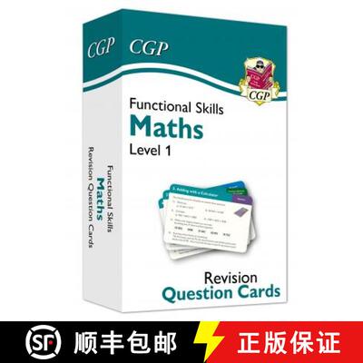 【3-4周达】New Functional Skills Maths Revision Question Cards - Level 1 [9781789086959]