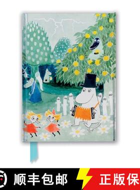 【3-4周达】Moomin: Cover of Finn Family Moomintroll (Foiled Journal) [9781787555587]