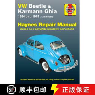 【3-4周达】Volkswagen VW Beetle & Karmann Ghia (1954-1979) Haynes Repair Manual (USA) [9781850107293]