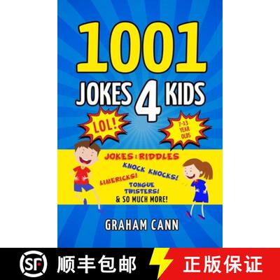 【3-4周达】1001 Jokes 4 Kids: Jokes & Riddles, Knock Knocks, Limericks, Tongue Twisters and So Much M... [9781838476922]