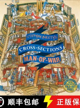 【3-4周达】Stephen Biesty's Cross-Sections Man-Of-War [9781465484710]