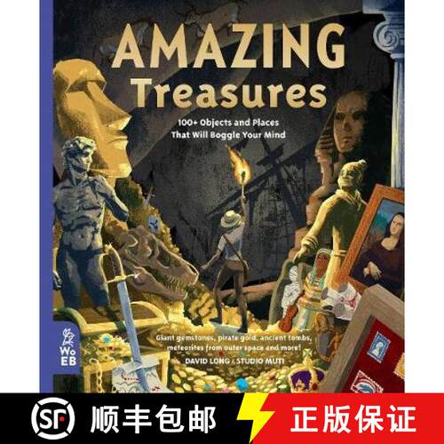 【3-4周达】精装 Amazing Treasures: 100+ Objects and Places That Will Boggle Your Mind [9781912920495]