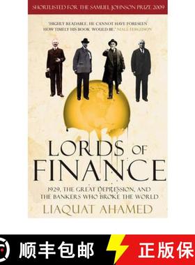 预订 Lords of Finance: 1929, The Great Depression, and the Bankers who Broke the World [9780099493082]