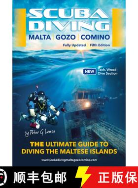 【3-4周达】Scuba Diving Malta Gozo Comino: The Ultimate Guide to Diving the Maltese Islands [9780954178949]