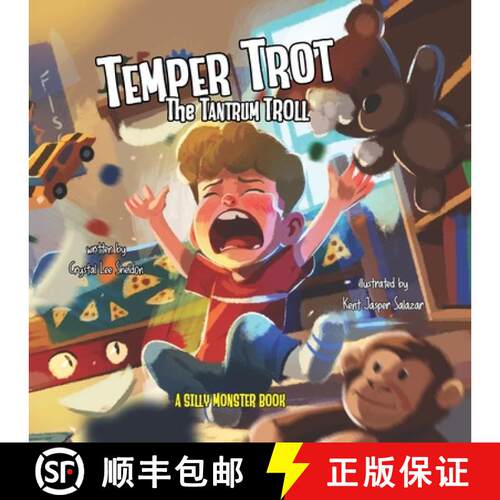 【3-4周达】Temper Trot the Tantrum Troll: A Silly Monster Book About Big Feelings [9781968291273]