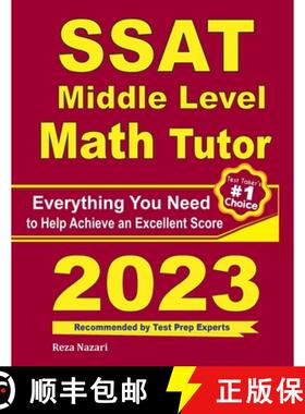 【3-4周达】SSAT Middle Level Math Tutor: Everything You Need to Help Achieve an Excellent Score [9781646128495]
