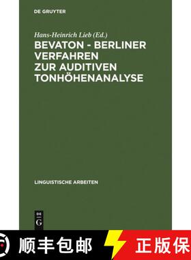【3-4周达】BEVATON - Berliner Verfahren zur auditiven Tonhoehenanalyse [9783484302051]
