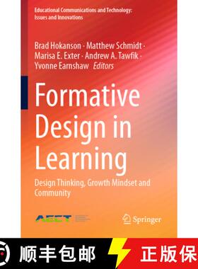 【3-4周达】Formative Design in Learning: Design Thinking, Growth Mindset and Community [9783031419522]
