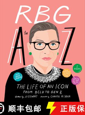 【3-4周达】RBG A to Z: The Life of An Icon from ACLU To Gen Z [9781922417671]