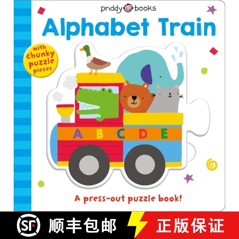 预订 Puzzle and Play: Alphabet Train: A Press-Out Puzzle Book! [9781684490943]