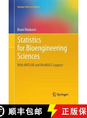 【3-4周达】Statistics for Bioengineering Sciences : With MATLAB and WinBUGS Support [9781493951444]