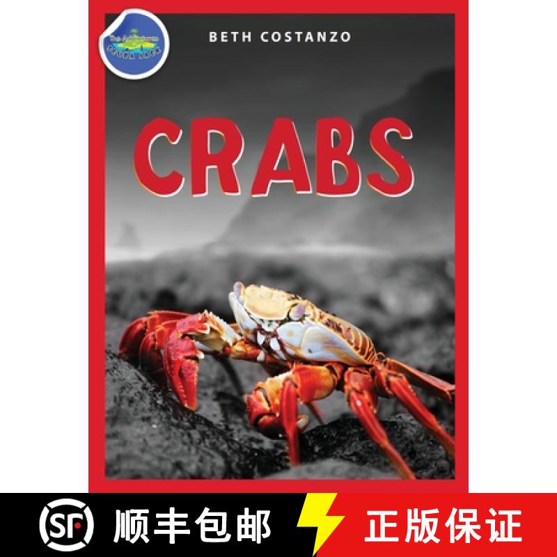 【3-4周达】Crab Activity Workbook for Kids ages 4-8 [9781087873718]