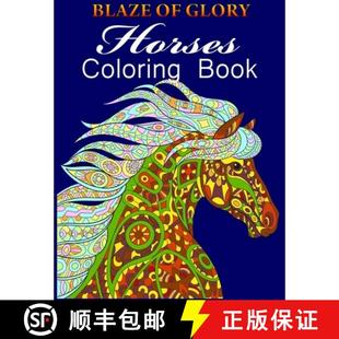 Blaze Book 9781988844015 Coloring 4周达 Horses Glory