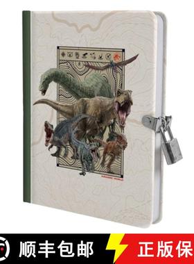 【3-4周达】Jurassic World Invisible Ink Lock & Key Diary [With Pens/Pencils] [9781647229313]