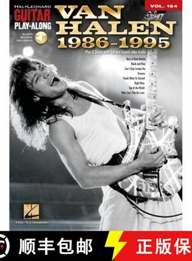 【3-4周达】Van Halen 1986-1995: Guitar Play-Along Volume 164 (Book/Online Audio) [With CD (Audio)] [9781476874487]
