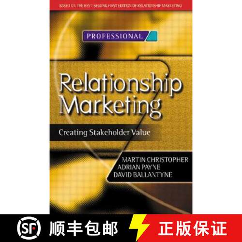 【3-4周达】Relationship Marketing: Creating Stakeholder Value [9780750648394]
