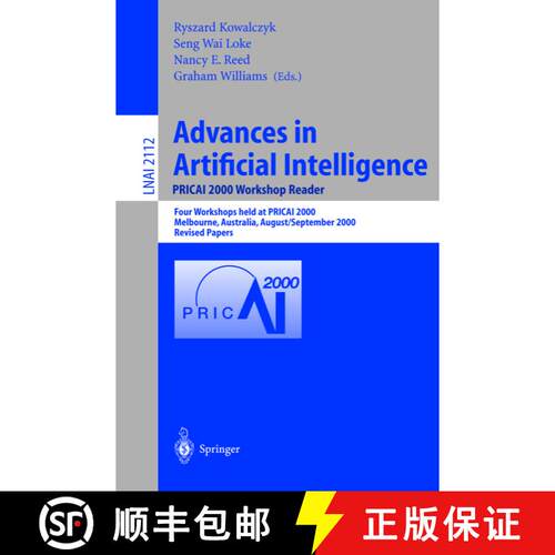 【3-4周达】Advances in Artificial Intelligence. PRICAI 2000 Workshop Reader: Four Workshops held at P... [9783540425977]