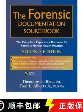 【3-4周达】The Forensic Documentation Sourcebook: The Complete Paperwork Resource For Forensic Mental... [9780471682882]