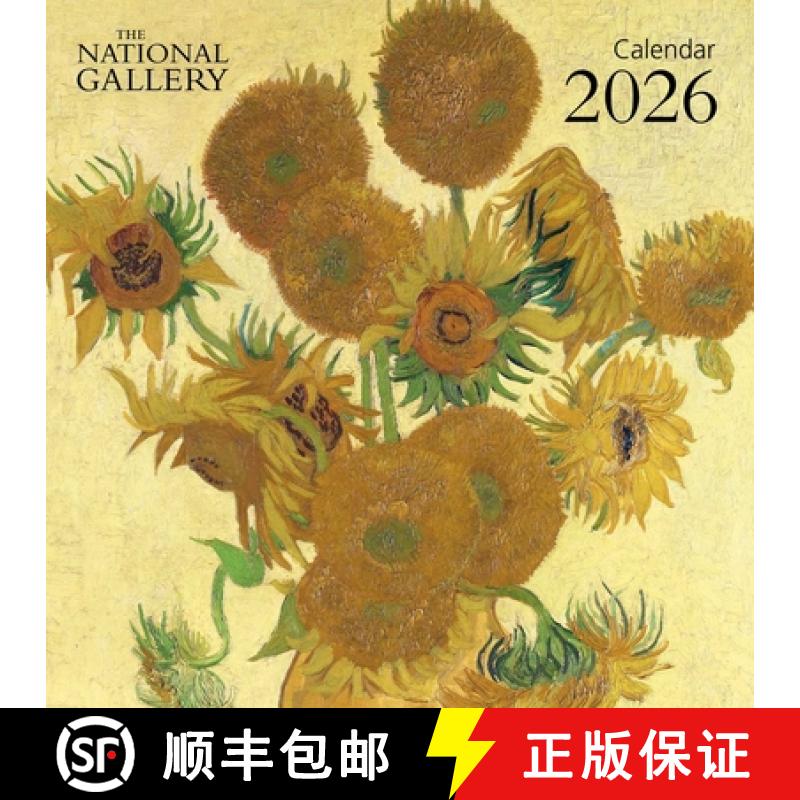 【2-3周达】The National Gallery Wall Calendar 2026 (Art Calendar) [9781835623732]