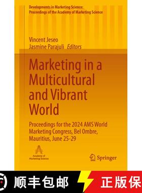 【3-4周达】Marketing in a Multicultural and Vibrant World: Proceedings for the 2024 Ams World Marketi... [9783031809033]