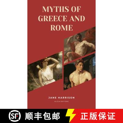 【3-4周达】精装 Myths of Greece and Rome: New Large Print Edition for enhanced readability [9782384551996]