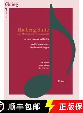 预订 Holberg Suite and Moods, Song Arrangements [9783741914713]