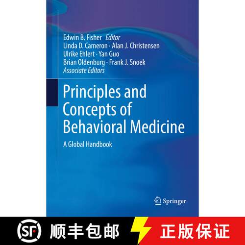 【3-4周达】精装 Principles and Concepts of Behavioral Medicine : A Global Handbook [9780387938257]