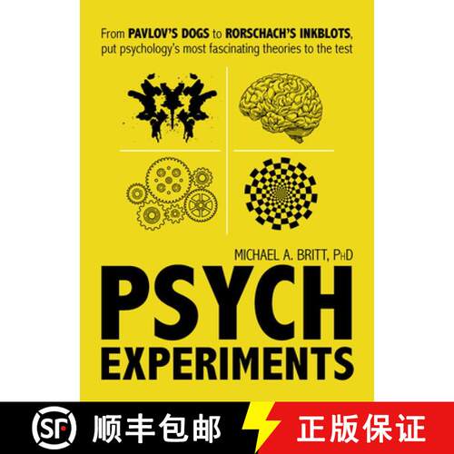【3-4周达】Psych Experiments : From Pavlov's dogs to Rorschach's inkblots, put psychology's most fasc... [9781440597077]