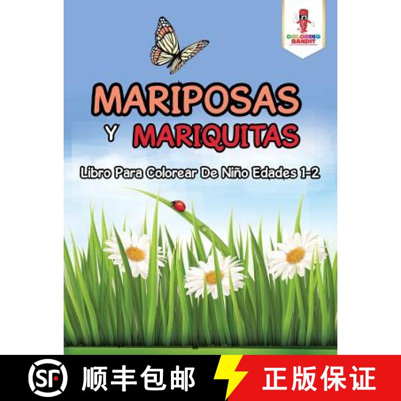 预订 Mariposas Y Mariquitas: Libro Para Colorear De Niño Edades 1-2[9780228213130]
