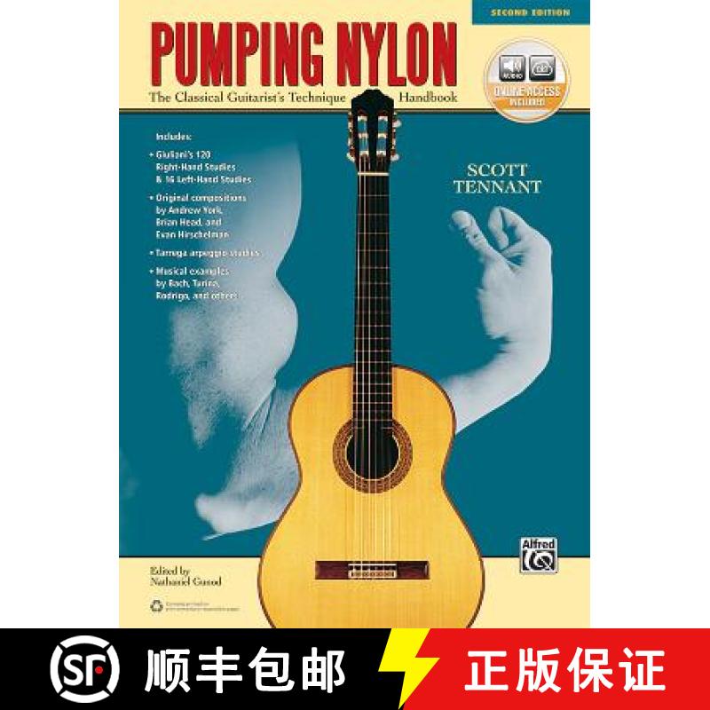 【2-3周达】Pumping Nylon: The Classical Guitarist's Technique Handbook, Book & Online Audio [9781470631383]