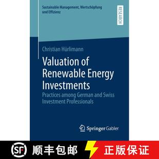 Swiss 4周达 Renewable Investments and Investment German Valuation among Practices 9783658274689 Pr... Energy