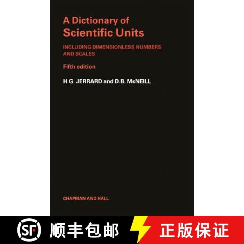 【3-4周达】A Dictionary of Scientific Units : Including dimensionless numbers and scales [9789401083256]