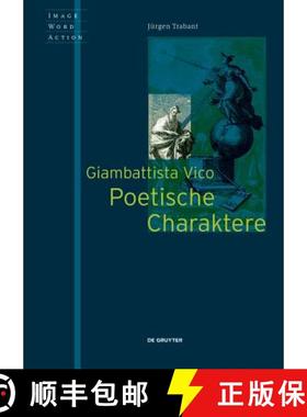 预订 Giambattista Vico - Poetische Charaktere [9783110643398]