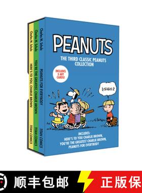 【3-4周达】Peanuts Slipcase Set (Here s to You Charlie Brown, You re the Greatest Charlie Brown, Pean... [9781787742765]