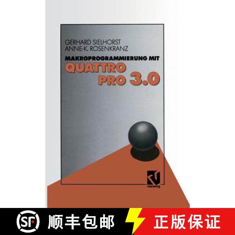 【3-4周达】Makroprogrammierung Mit Quattro Pro 3.0 [9783528051822]