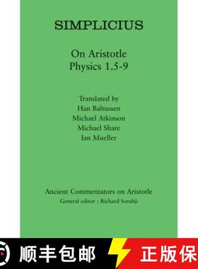 预订 Simplicius: On Aristotle Physics 1.5-9: On Aristotle Physics 1.5-9 [9780715638576]