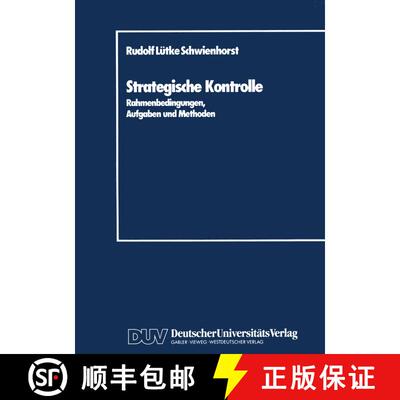 【3-4周达】Strategische Kontrolle: Rahmenbedingungen, Aufgaben und Methoden [9783824400102]