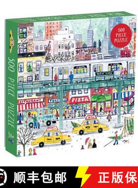 【3-4周达】Michael Storrings New York City Subway 500 Piece Puzzle [9780735353091]