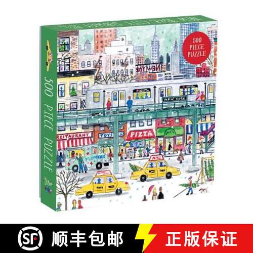 【3-4周达】Michael Storrings New York City Subway 500 Piece Puzzle [9780735353091]