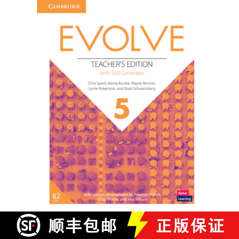 【3-4周达】Evolve Level 5 Teacher's Edition with Test Generator [9781108405195]
