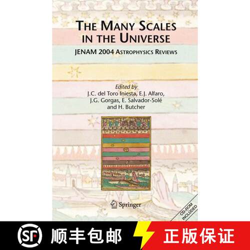 【3-4周达】精装 The Many Scales in the Universe: JENAM 2004 Astrophysics Reviews [9781402043512]