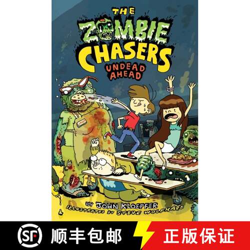 【3-4周达】精装 The Zombie Chasers #2: Undead Ahead [9780061853074]