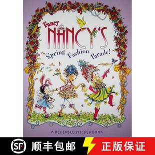 【3-4周达】Fancy Nancy's Fashion Parade! Reusable Sticker Book [9780061236013]